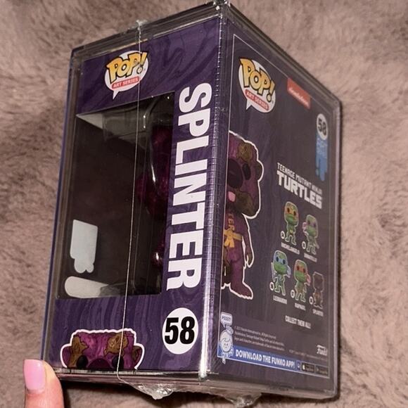 Funko POP! Splinter Vinyl Figure 58 TMNT Art Series 2021 Nickelodeon W/Case NIB - Picture 2 of 5